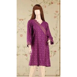 Saya Jaquard Lawn Shirt Kurta - Size 10/S